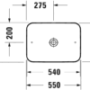 CAPE COD WASHBOWL (RECTANGLE) 2